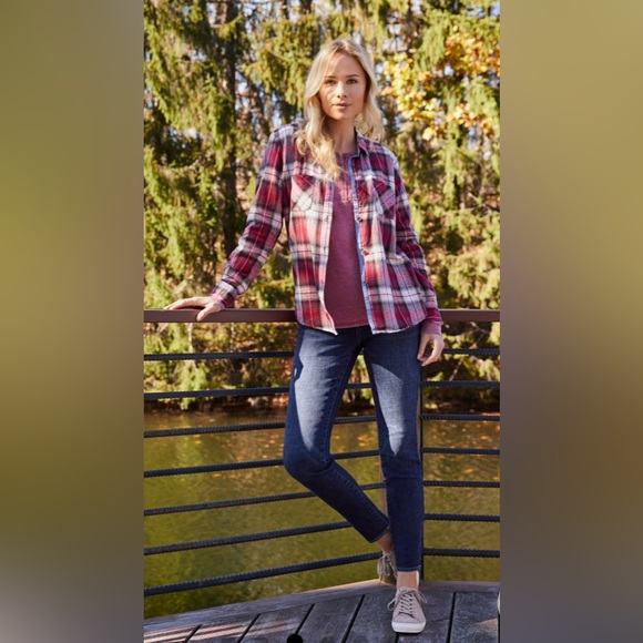 NWT Flag & Anthem Skinny Ankle Blue Jeans High Rise Size 8 - Picture 13 of 13